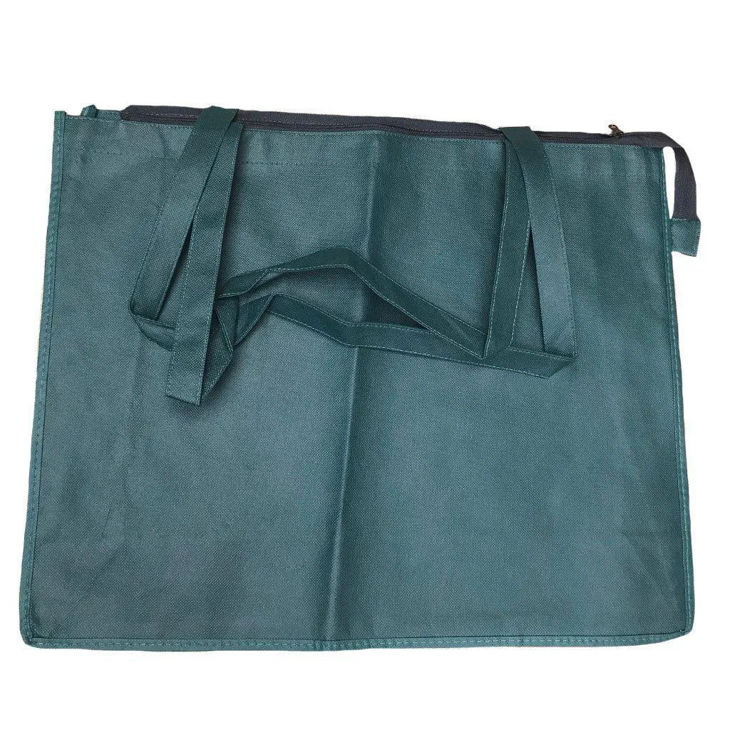 1 Dozen Large Big 20inch Zippered Reusable Grocery Shopping Tote Bags With Gusset Wholesale Bulk