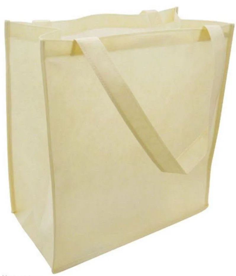 1 Dozen Large Grocery Shopping Bags Reusable Totes Gasset Wholesale Lot Bulk