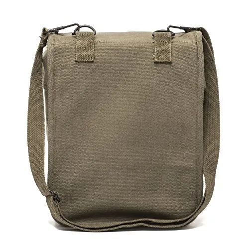 Army Force Gear Golani Brigade Logo IDF Israel Defense Forces Canvas Crossbody Travel Map Bag