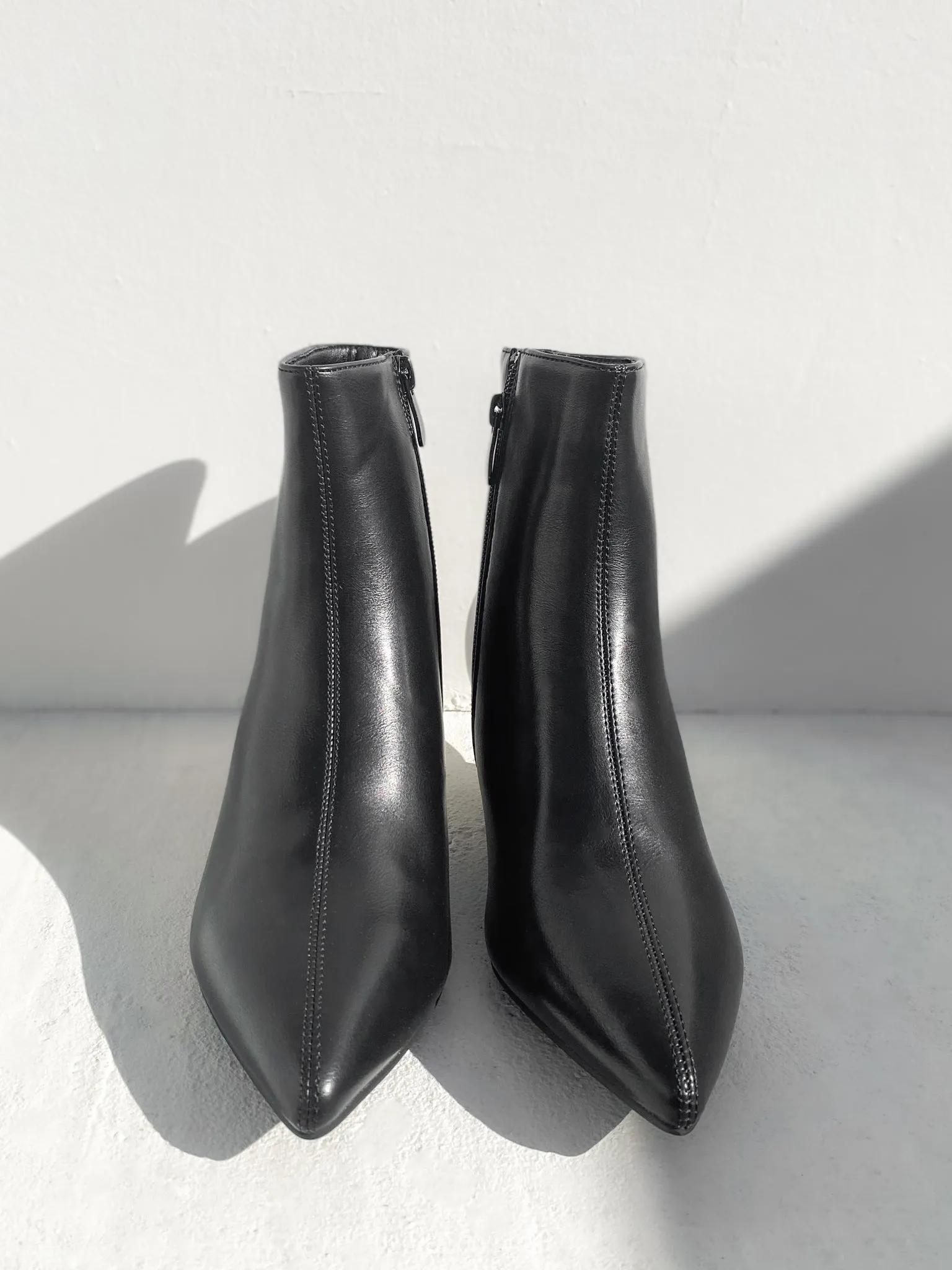 Brandy Kitten Heel Boot in Black - Final Sale