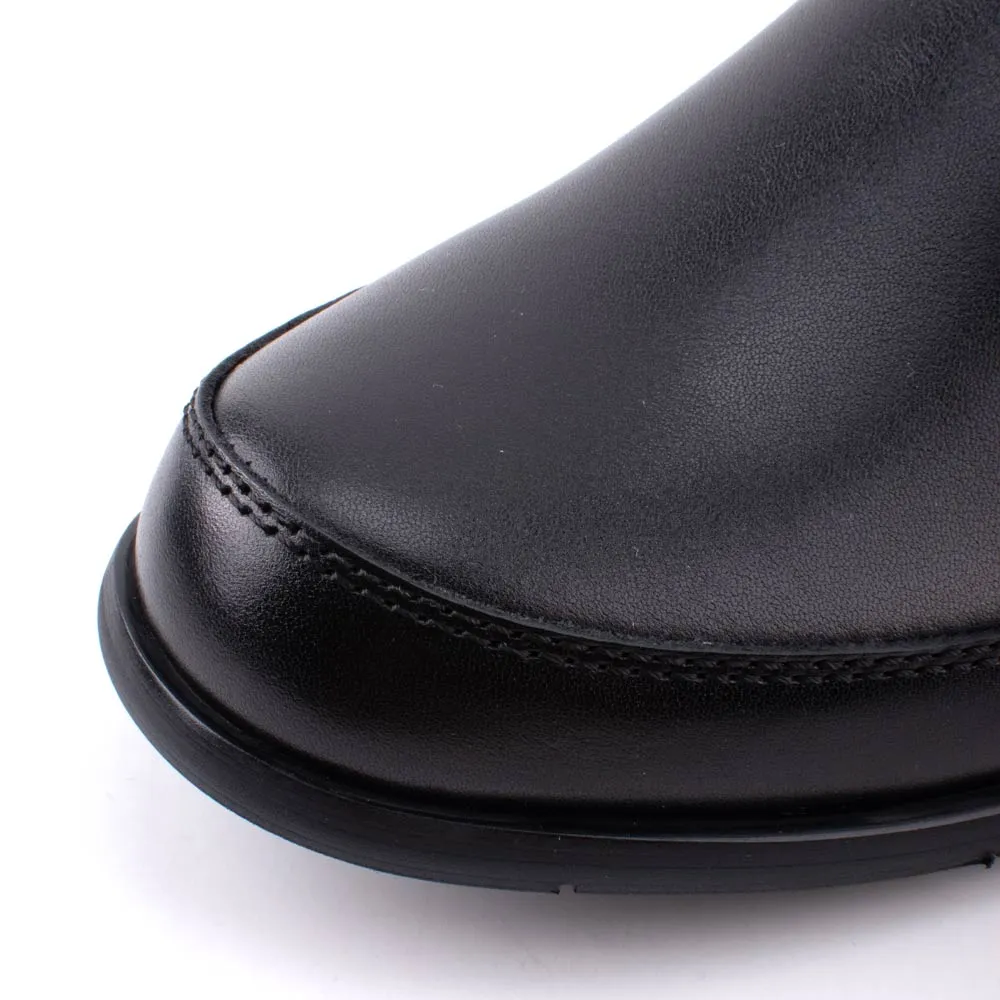 camel active Leather Classy Formal Shoes Men Black BOND II 802364-BE2LSV-1 BLACK