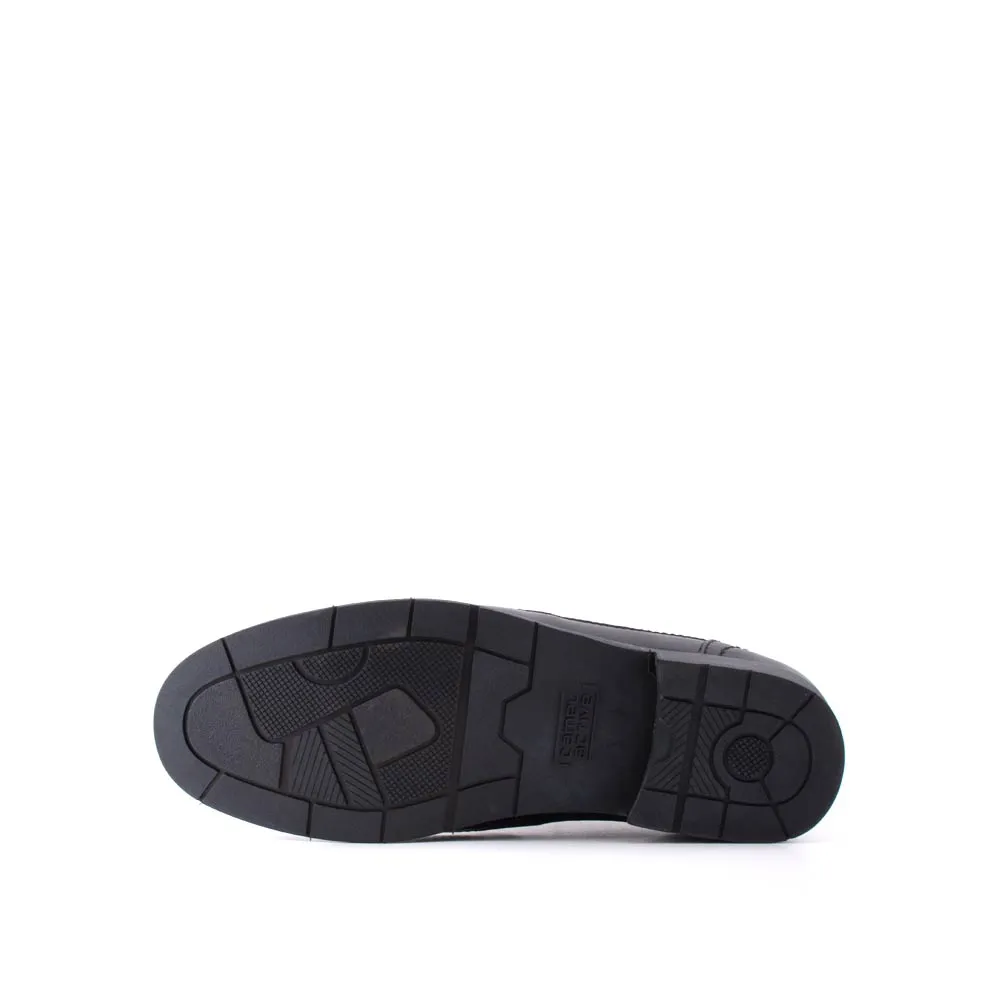 camel active Leather Classy Formal Shoes Men Black BOND II 802364-BE2LSV-1 BLACK