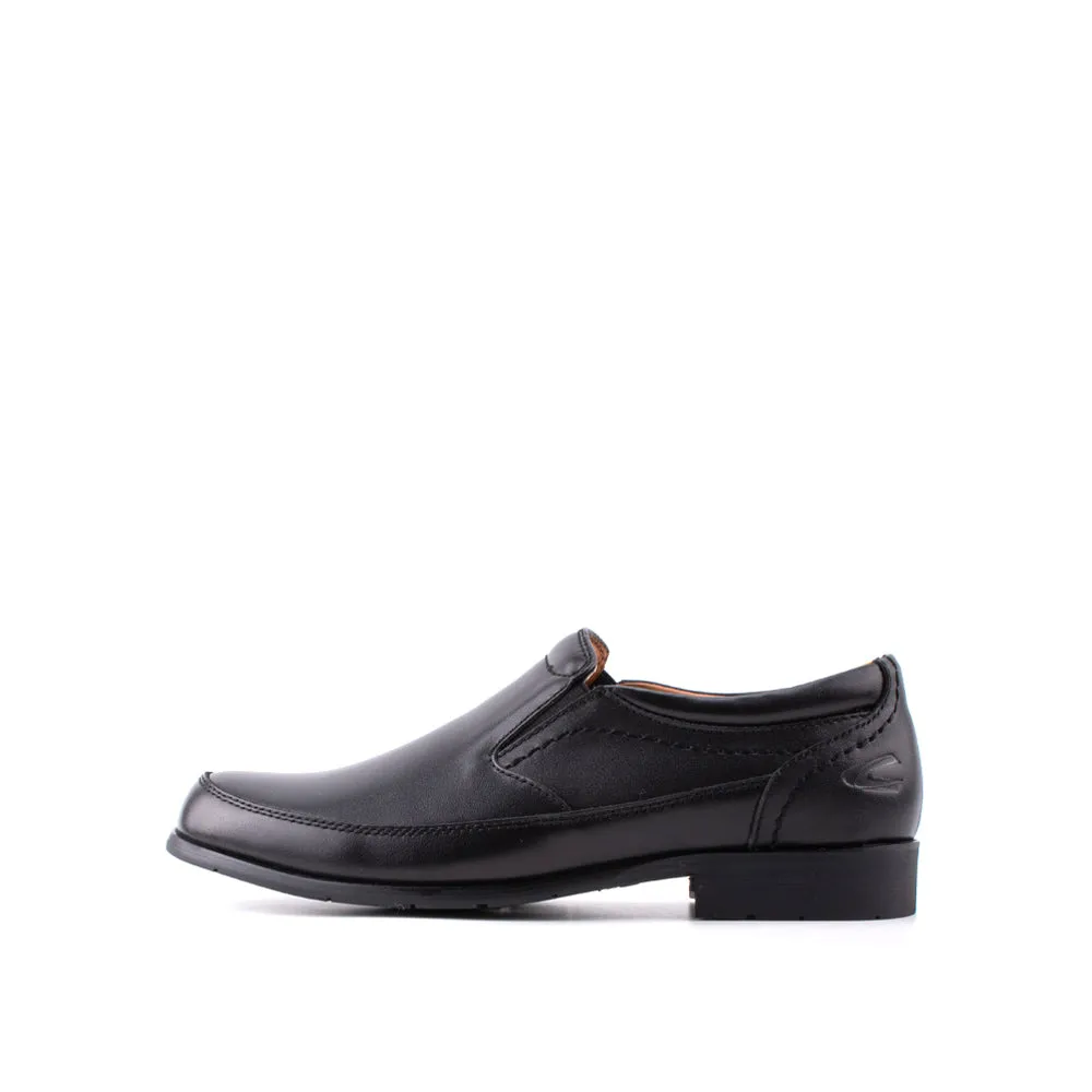 camel active Leather Classy Formal Shoes Men Black BOND II 802364-BE2LSV-1 BLACK