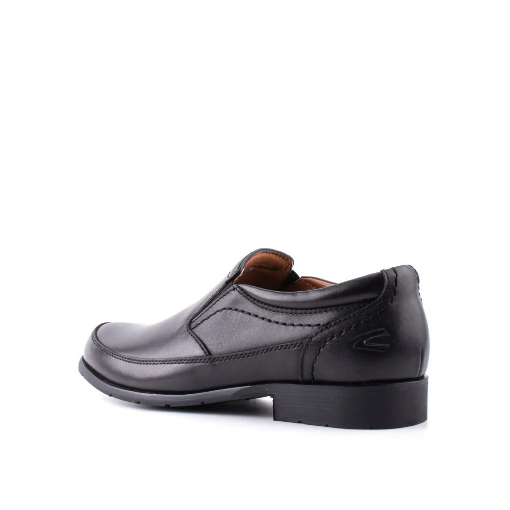 camel active Leather Classy Formal Shoes Men Black BOND II 802364-BE2LSV-1 BLACK