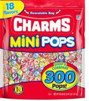 Charms Mini Pop Bulk Bag 300ct 55oz