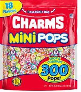 Charms Mini Pop Bulk Bag 300ct 55oz