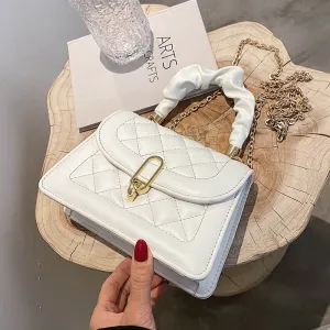 Christmas Gift Mini PU Leather Branded Tote Crossbody Bags For Women 2021 Luxury Fashion Chain Travel Shoulder Handbags And Purses