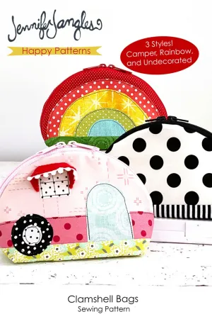 Clamshell Bags - Camper, Rainbow, and Undecorated