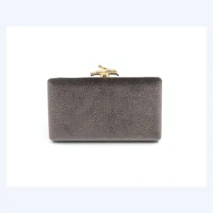 Clutch with Gold Branch Clasp