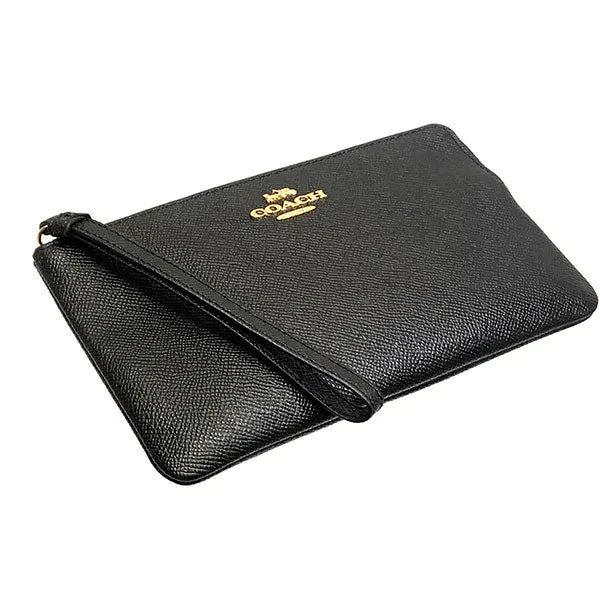 Coach Large Wristlet Signature Canvas/Leather