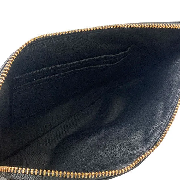 Coach Large Wristlet Signature Canvas/Leather