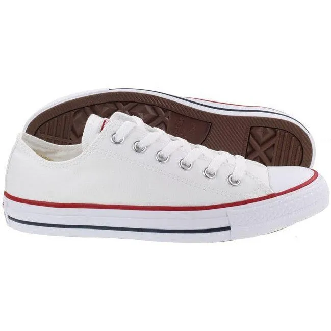 Converse Mens Shoes All Star Ox Low Optical White