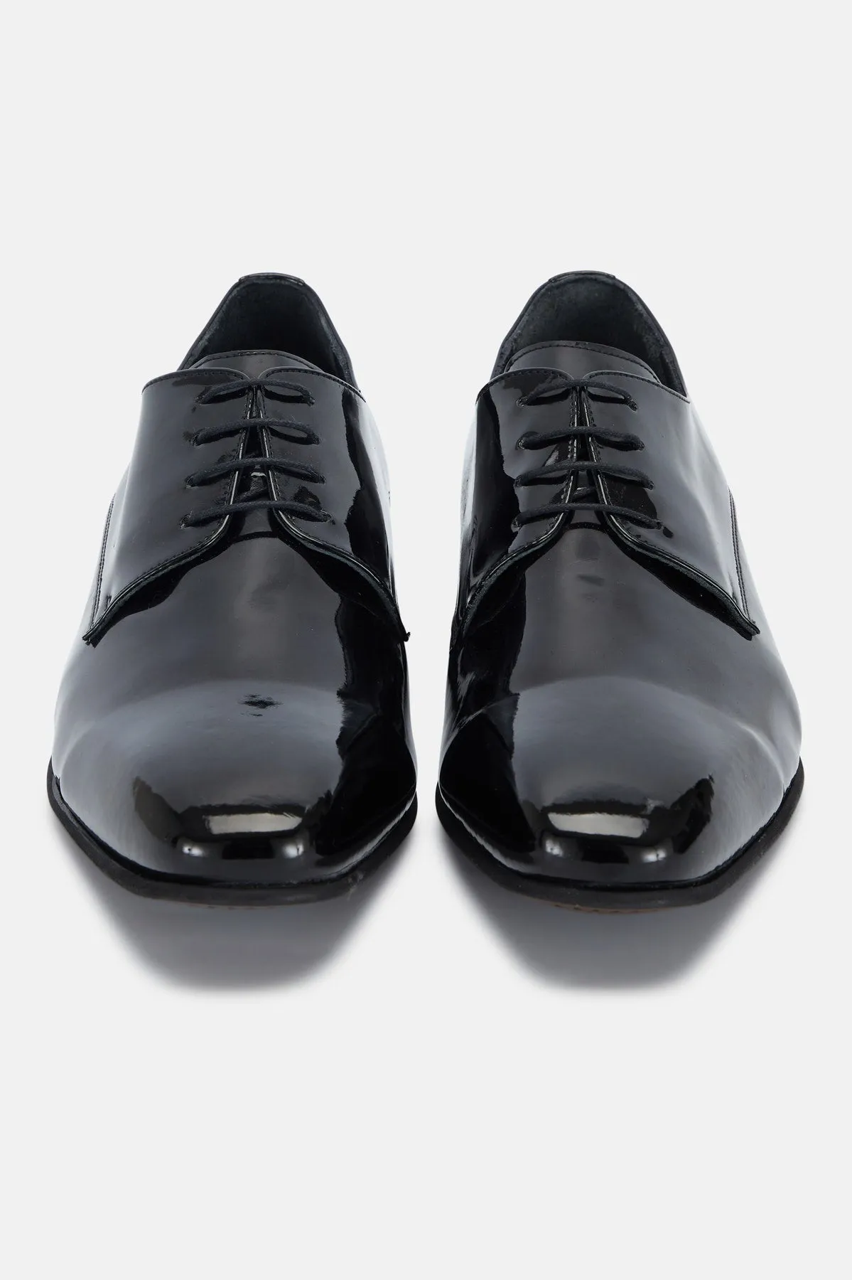 David Black Patent Tuxedo Shoe