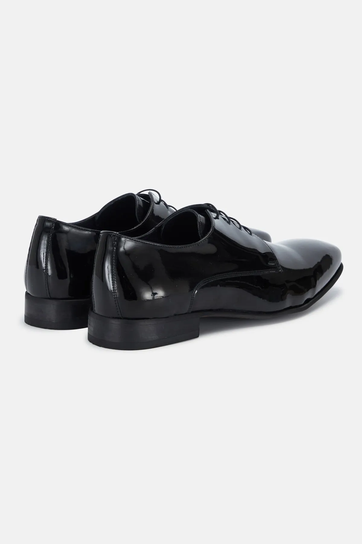 David Black Patent Tuxedo Shoe
