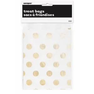 Dots Loot Party Bags - Gold