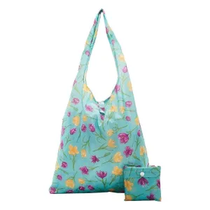 Eco Chic Lightweight Foldable Reusable Shopping Bag Crocus