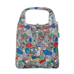 Eco Chic Lightweight Foldable Reusable Shopping Bag Save The Planet
