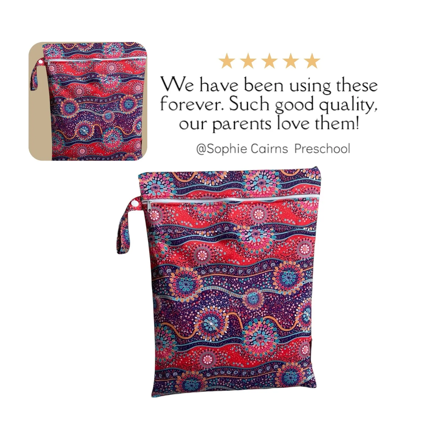 First Nations Trails Wet Zip Bag