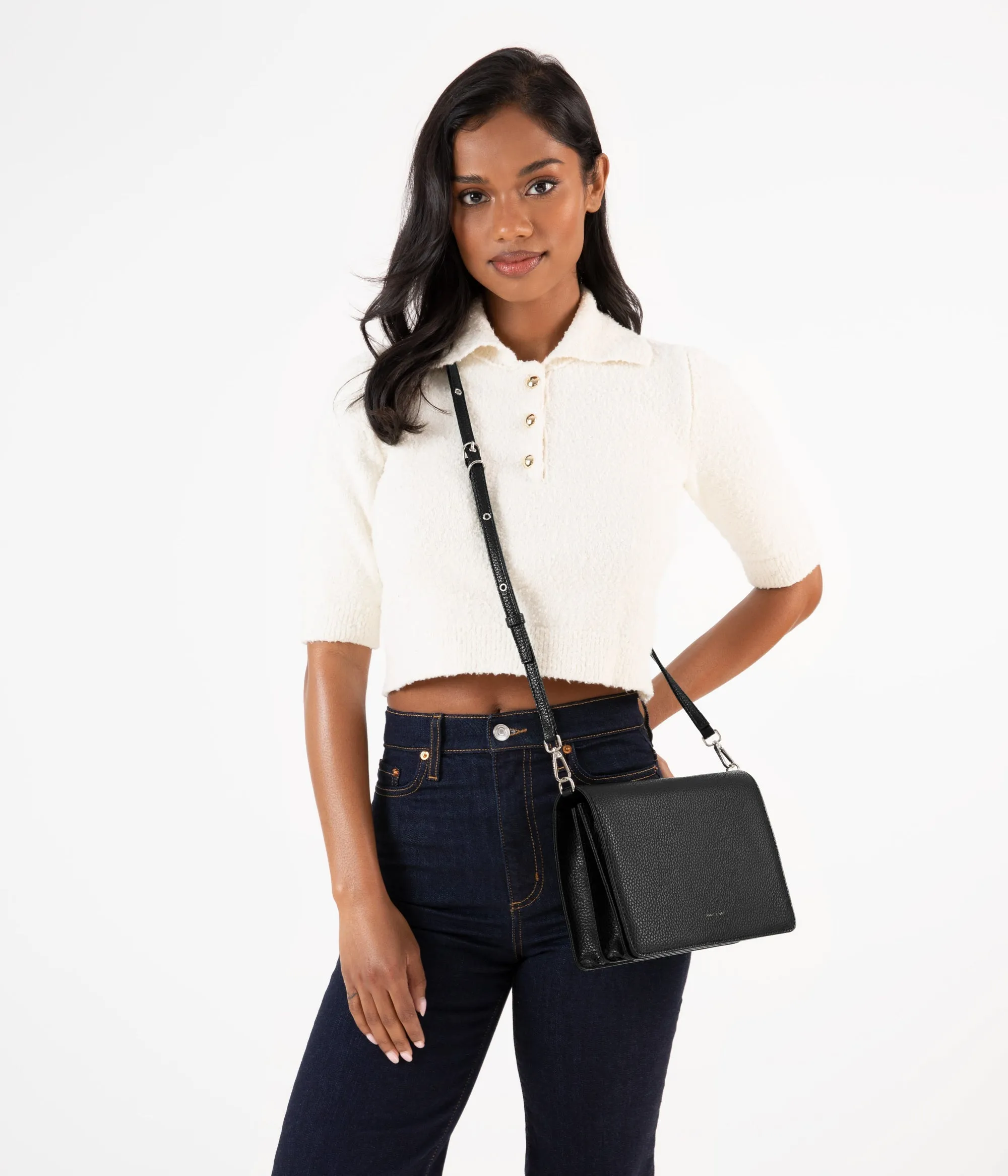 FRANCA Vegan Crossbody Bag - Purity