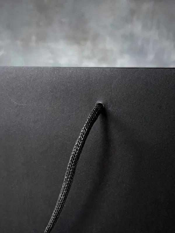 FSC® Black Dyed Paper Rope Handle Bags