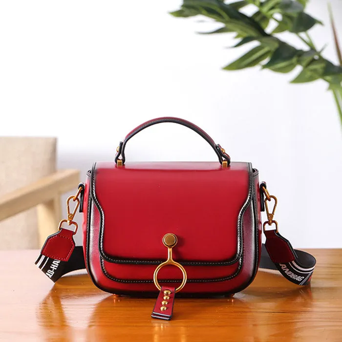 Genuine Leather Womens Crossbody Bags Shoulder Bag Purses for Women