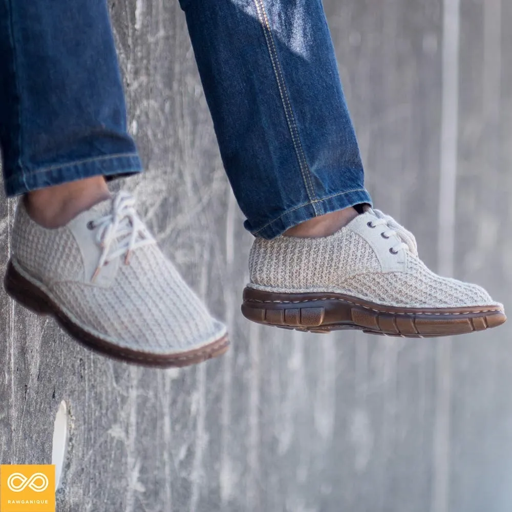 GRIEG Glue-free Handmade Organic Hemp Knit Shoes (Men's Sizes)