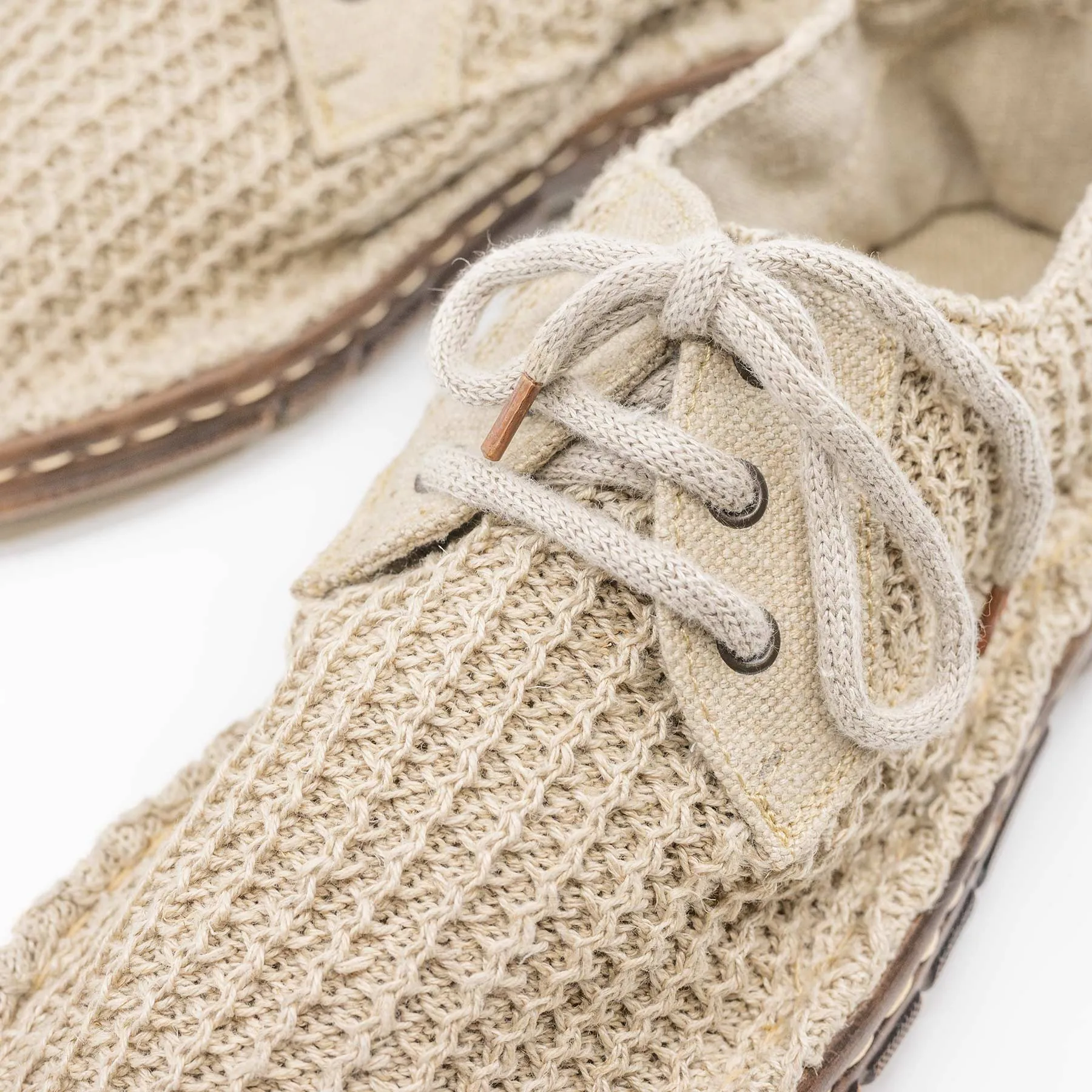 GRIEG Glue-free Handmade Organic Hemp Knit Shoes (Men's Sizes)