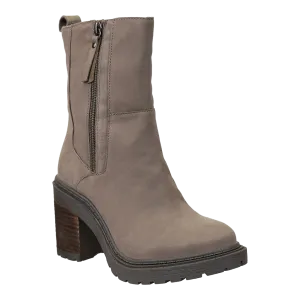 HABITUS in GREIGE Heeled Ankle Boots