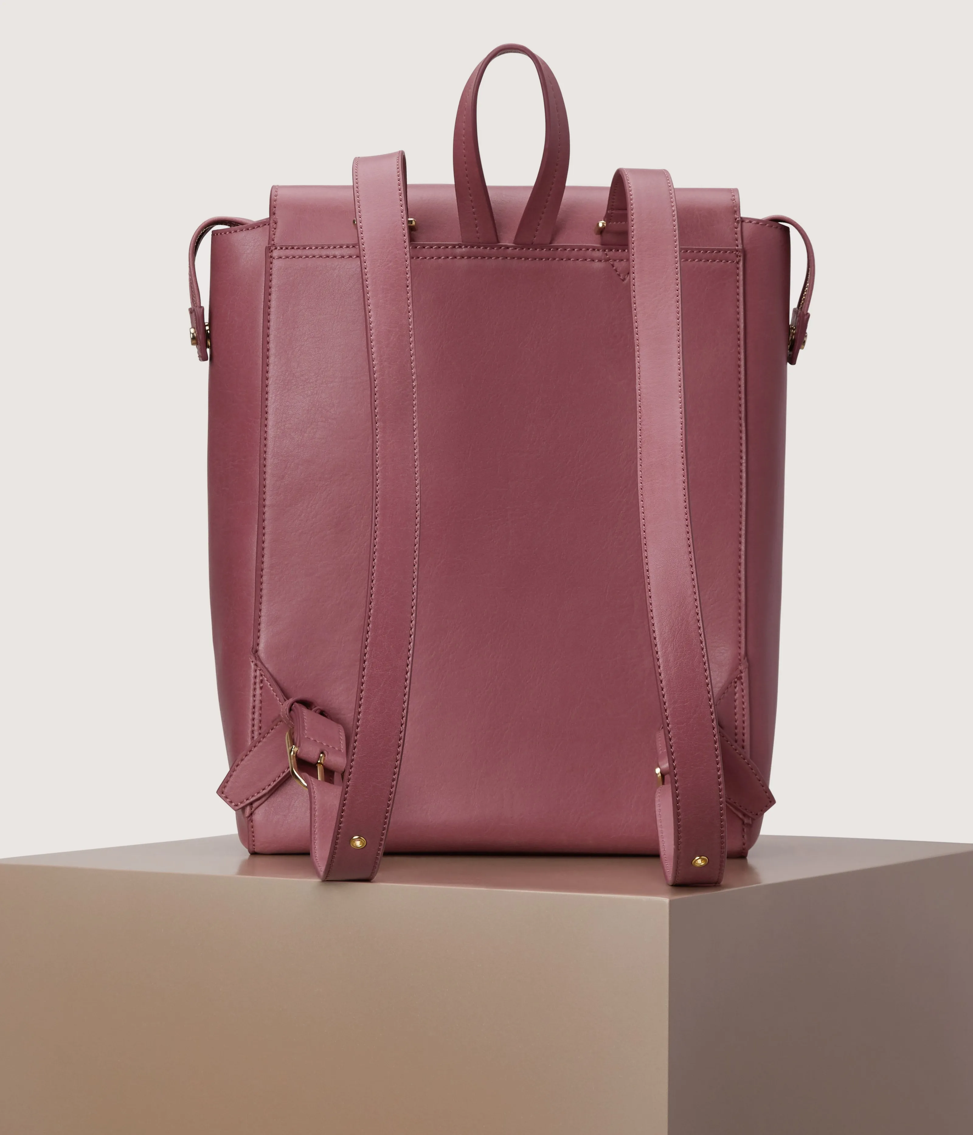 IDZEL Vegan Flap Over Backpack - Vintage