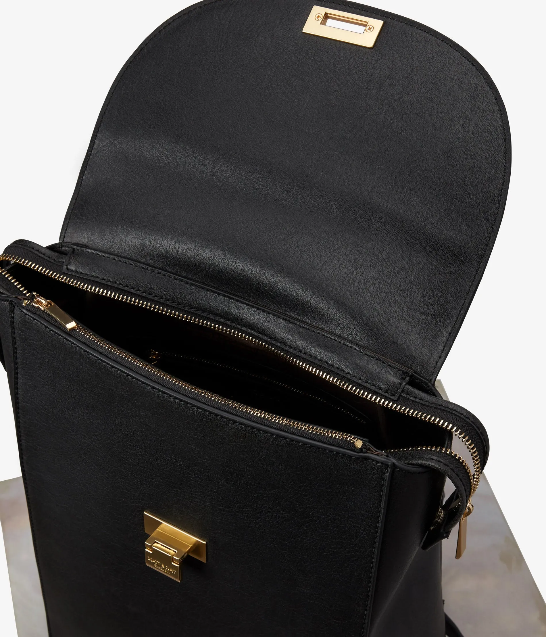 IDZEL Vegan Flap Over Backpack - Vintage