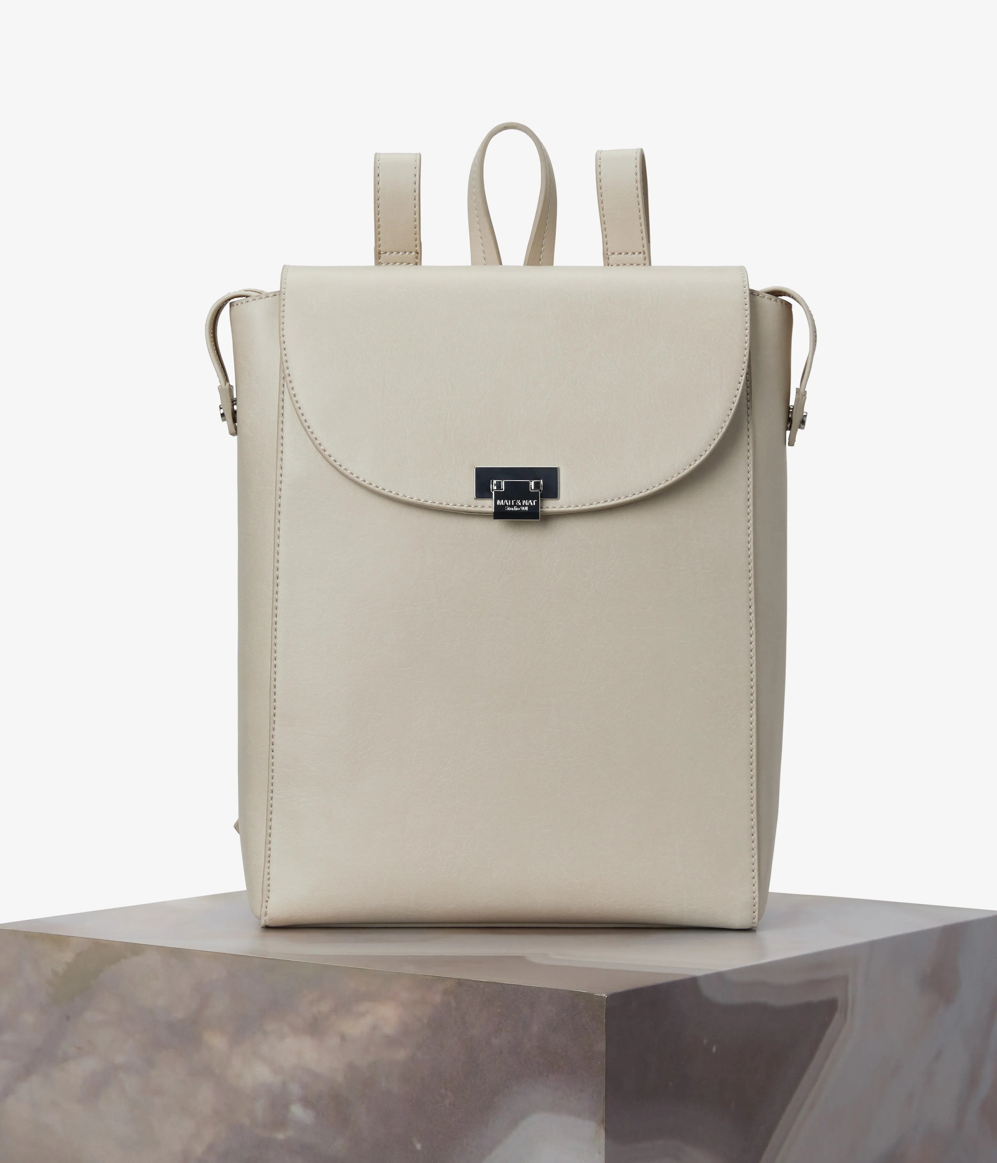 IDZEL Vegan Flap Over Backpack - Vintage