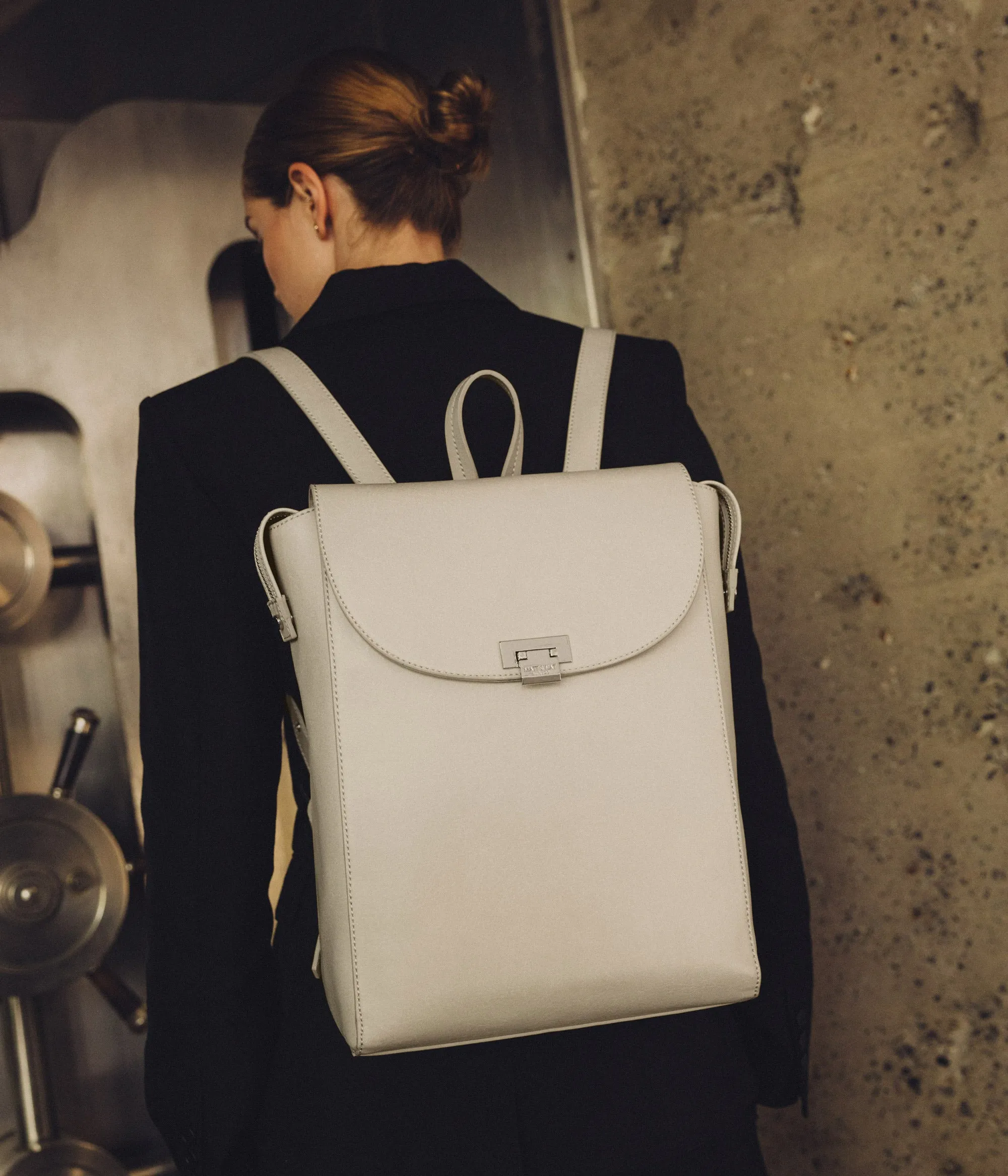 IDZEL Vegan Flap Over Backpack - Vintage