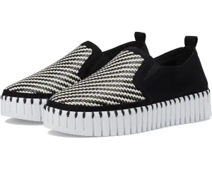 ILSE JACOBSEN TULIP BLACK WOVEN PLATFORM