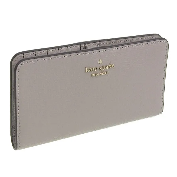 KATE SPADE Darcy Large Slim Bifold Wallet WLR00545 warm taupe