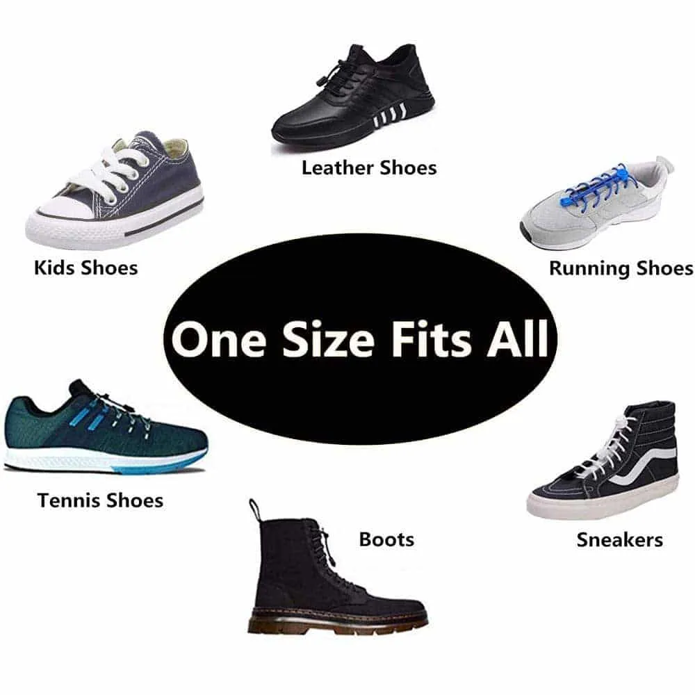 Lazy No-Tie Elastic Speed Shoelaces - Blue