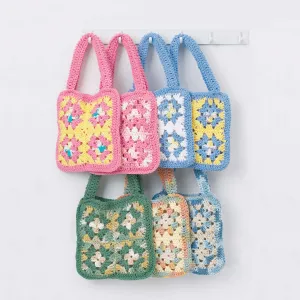 Lily Sugar'n Cream Granny Square Bags