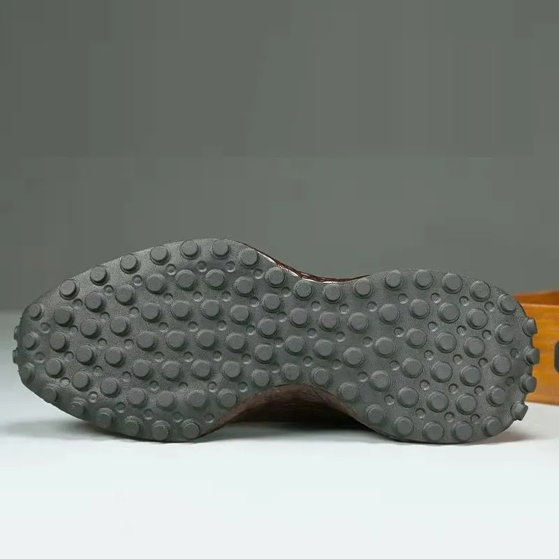 Lite Street Men's Genuine Leather Casual Shoes