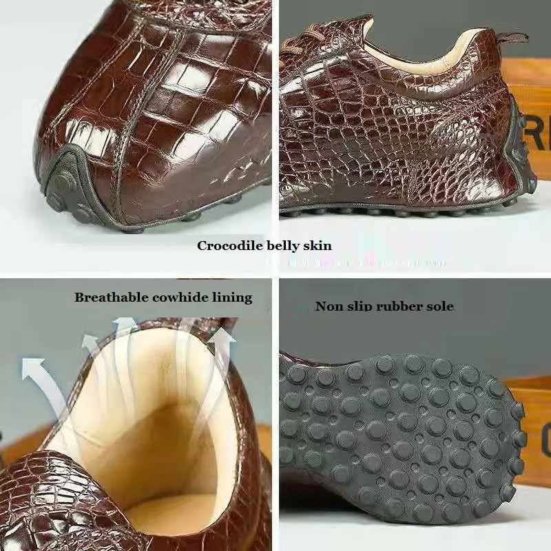 Lite Street Men's Genuine Leather Casual Shoes