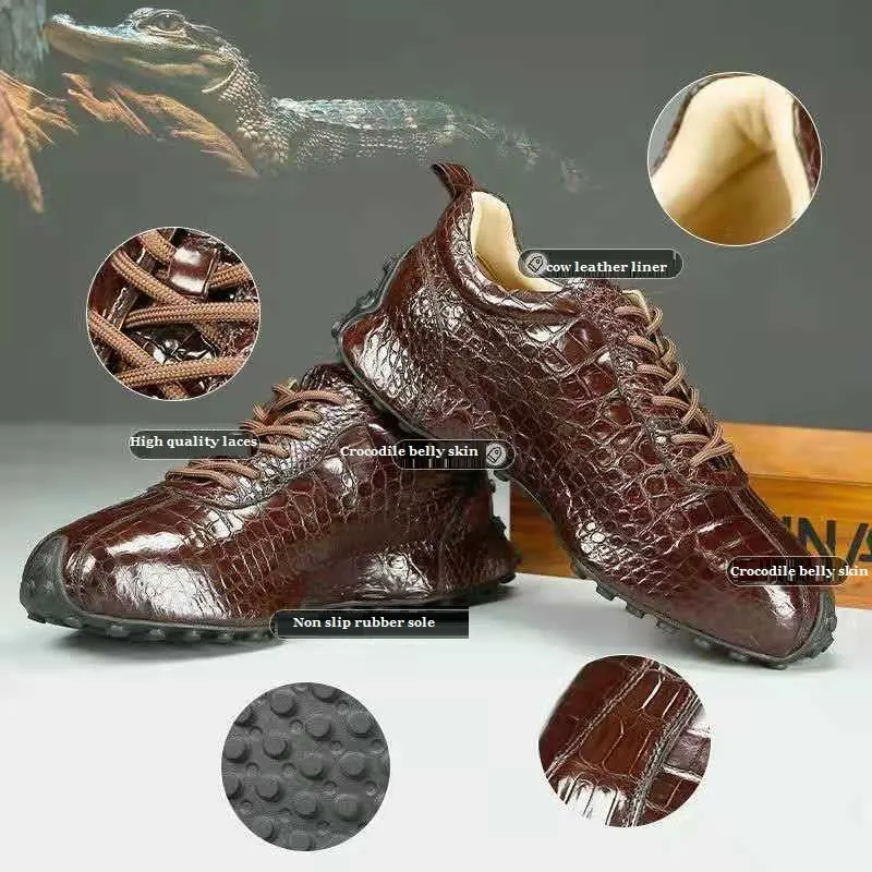 Lite Street Men's Genuine Leather Casual Shoes