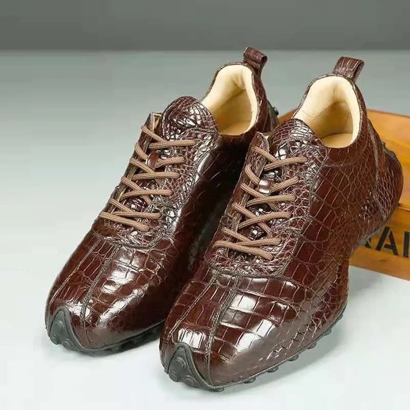 Lite Street Men's Genuine Leather Casual Shoes