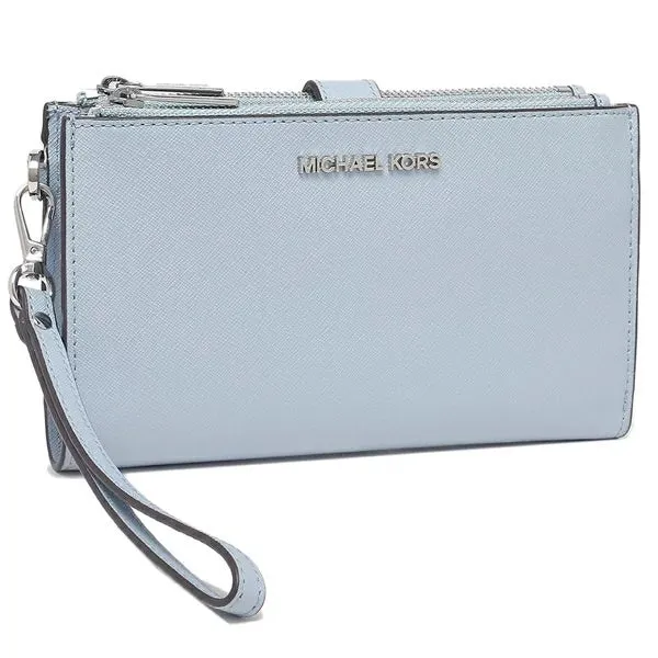Michael Kors Jet Set Travel Large Double Zip Wristlet Wallet
