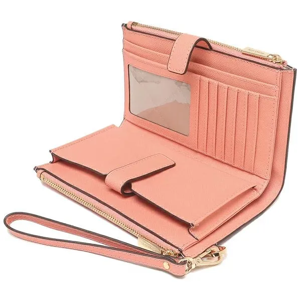 Michael Kors Jet Set Travel Large Double Zip Wristlet Wallet
