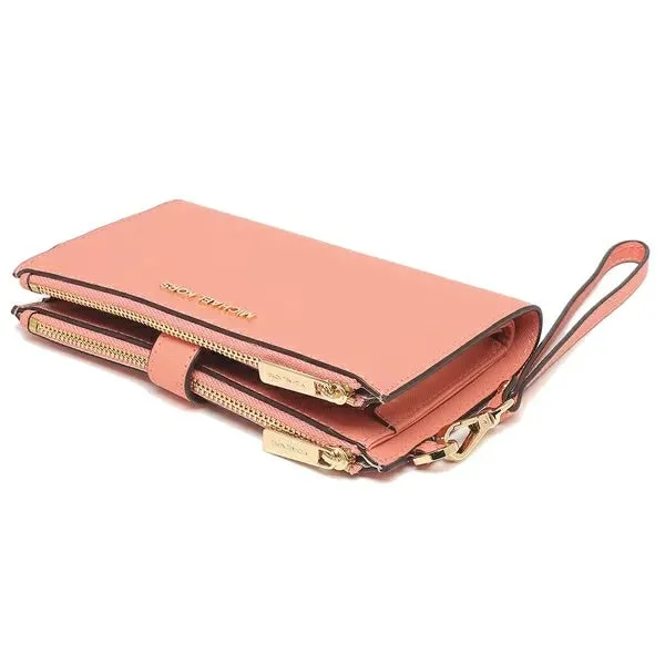 Michael Kors Jet Set Travel Large Double Zip Wristlet Wallet