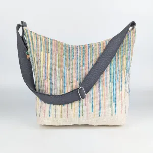 Multicolored Designer Upcycled Handwoven Eclipse Jhola Tote (EJD0125-001) PS_W