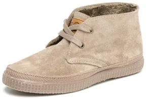 Natural World Eco Friendly High Top Laces Vulcanized Suede Crudo