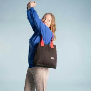 PARIS 100% Organic Hemp Tote Bag (11.5x13x4) (Plastic-free)