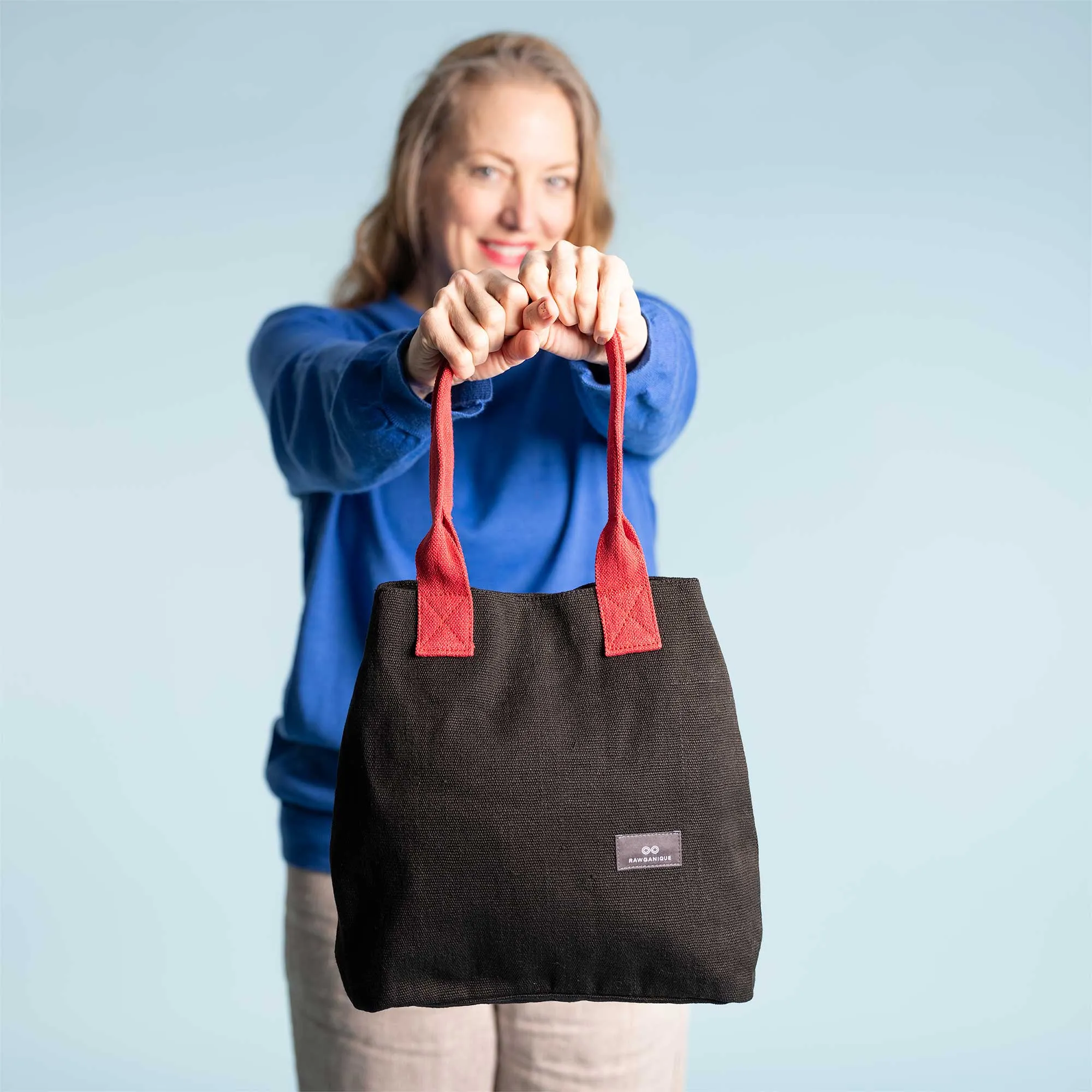 PARIS 100% Organic Hemp Tote Bag (11.5x13x4) (Plastic-free)