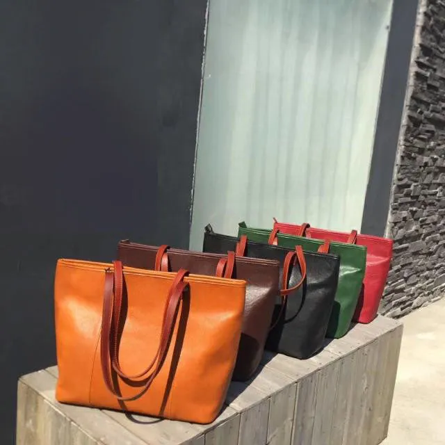 Quilted Womens Red Leather Tote Handbags Over the Shoulder Bag Purses for women