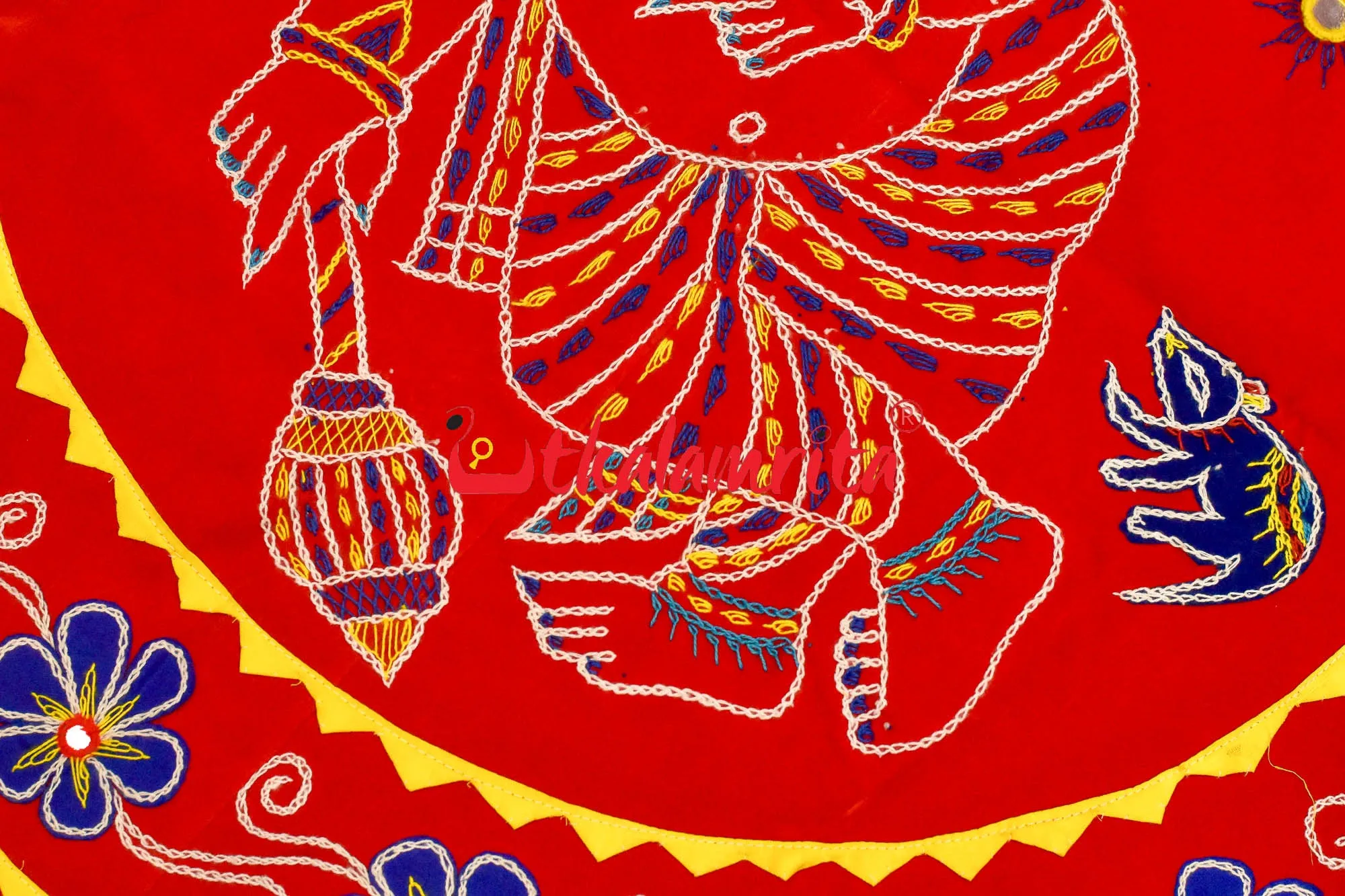 Red Ganesha Single Applique