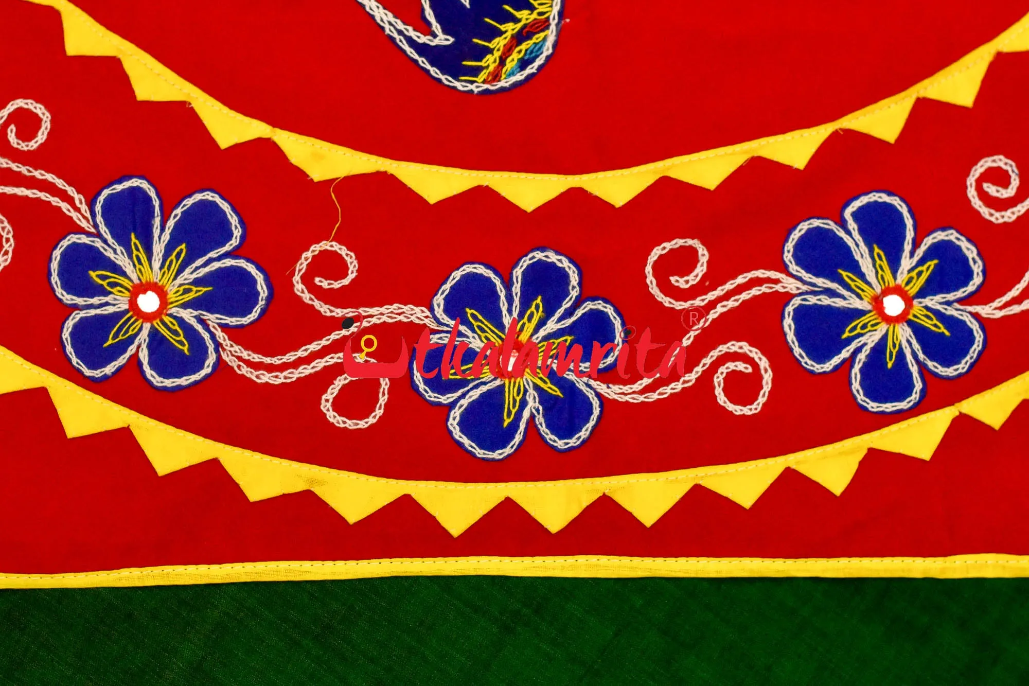 Red Ganesha Single Applique